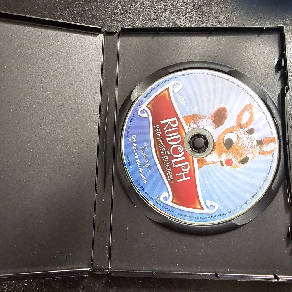 Rudolph the Red-Nosed Reindeer DVD Featuring Cricket on the Hearth2007 disc only